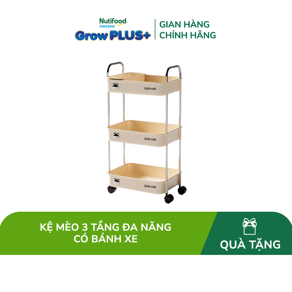 Kệ mèo 3 tầng đa năng có bánh xe