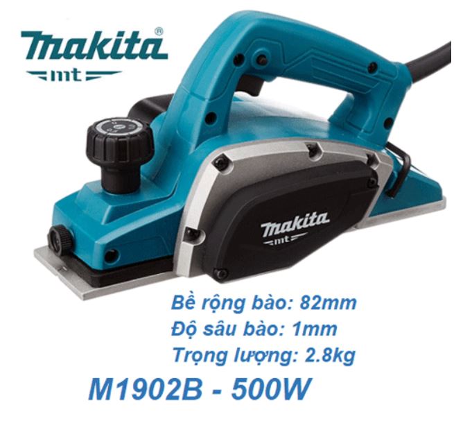 Máy bào MAKITA M1902B 82MM-580W - CAM KẾT CHÍNH HÃNG