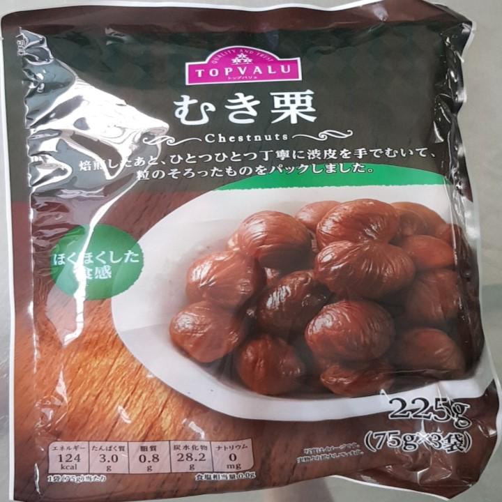 Hạt dẻ hấp tách vỏ Topvalu