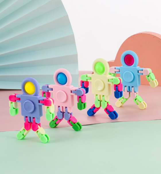 Đồ chơi trẻ em con quay spinner hình con người - pop it