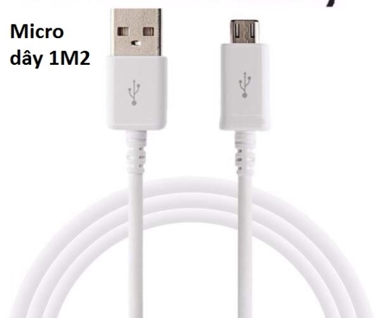 Cáp sạc samsung zin 1m2 - cáp sạc samsung 1m2