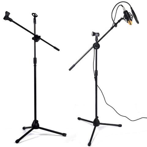 Giá đỡ micro chân cao biểu diễn chuyên nghiêp cao 2 mét
