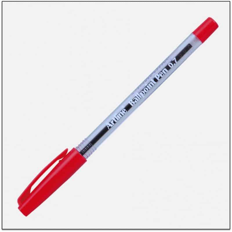Combo 5 bút bi artline ek-8270 - 0.7mm - màu đỏ