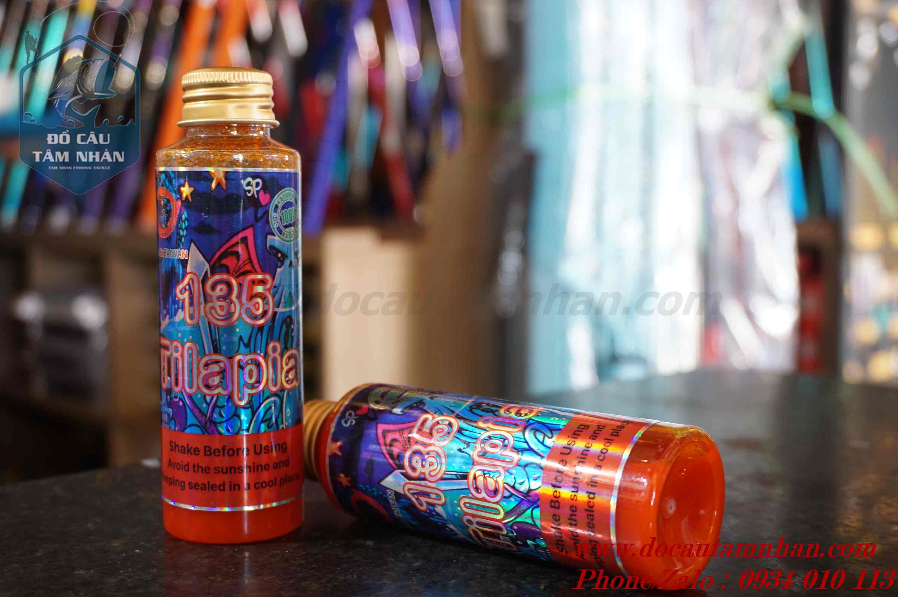 01 chai hương liệu 135 chuyên câu rô phi - diêu hồng 120ml