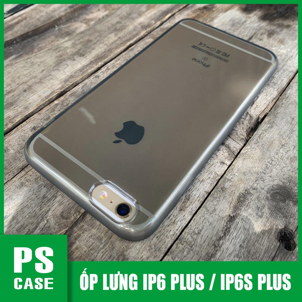 Ốp lưng dẻo đen mờ chống sốc cao cấp dành cho iPhone 6 Plus / iPhone 6s Plus - PS Case phân phối