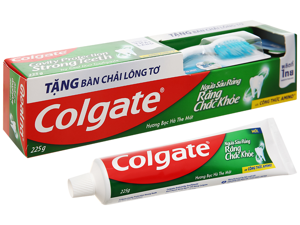[GIAO HỎA TỐC]Kem đánh răng Colgate ngừa sâu răng 225g - hàng Thái Lan