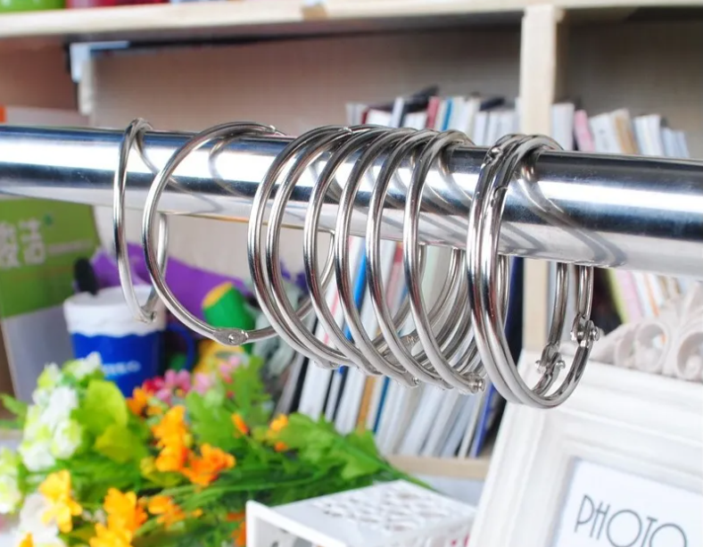 Khoen tròn đa năng, khoen móc treo rèm inox tiện dụng, nhiều kích thước
