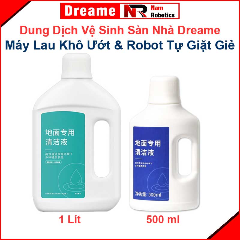 Nước Lau Sàn Chuyên Dụng Cho Máy Lau Nhà Khô Ướt Dreame, Tineco, HDX700 & Robot Hút Bụi Lau Nhà (Nội