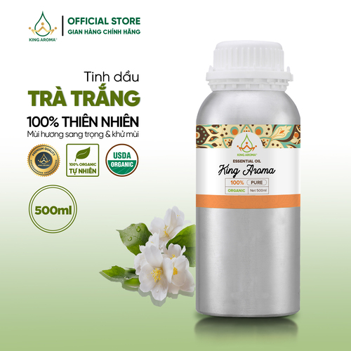 Tinh dầu thiên nhiên trà trắng king aroma mẫu thử 100ml/500ml/1l