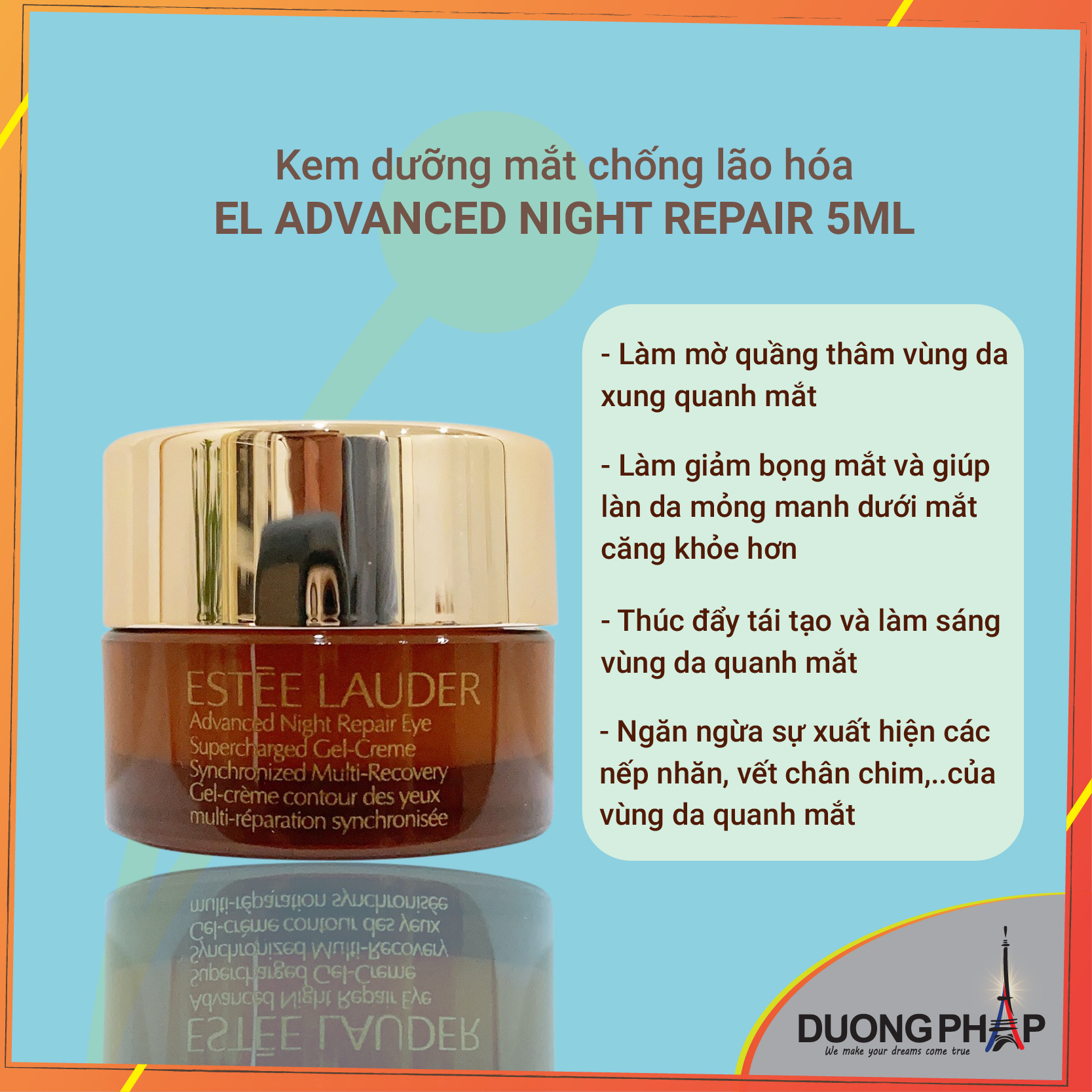 Kem dưỡng mắt Advanced Night Repair mini 5ml unbox