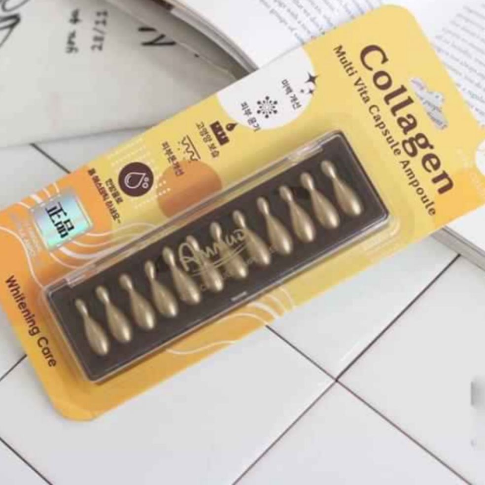 Tinh chất JM Collagen Multi Vita Capsule Ampoule Whitening Care (12 viên)