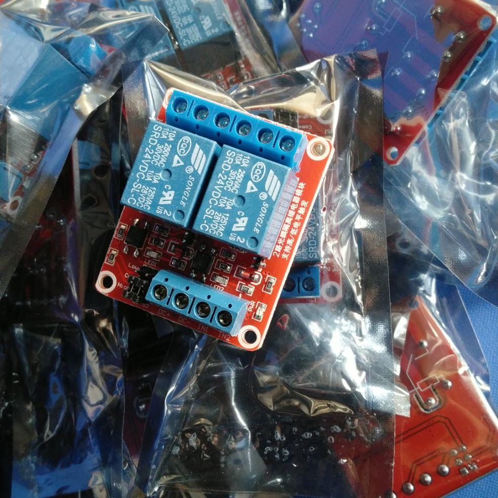 Module relay 24v 2 kênh