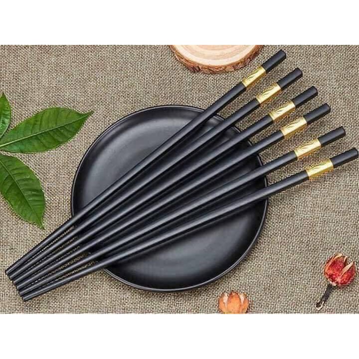 ( Freeship 50K)Đũa Hợp Kim 10 Đôi Đũa Loại Siêu Đẹp.