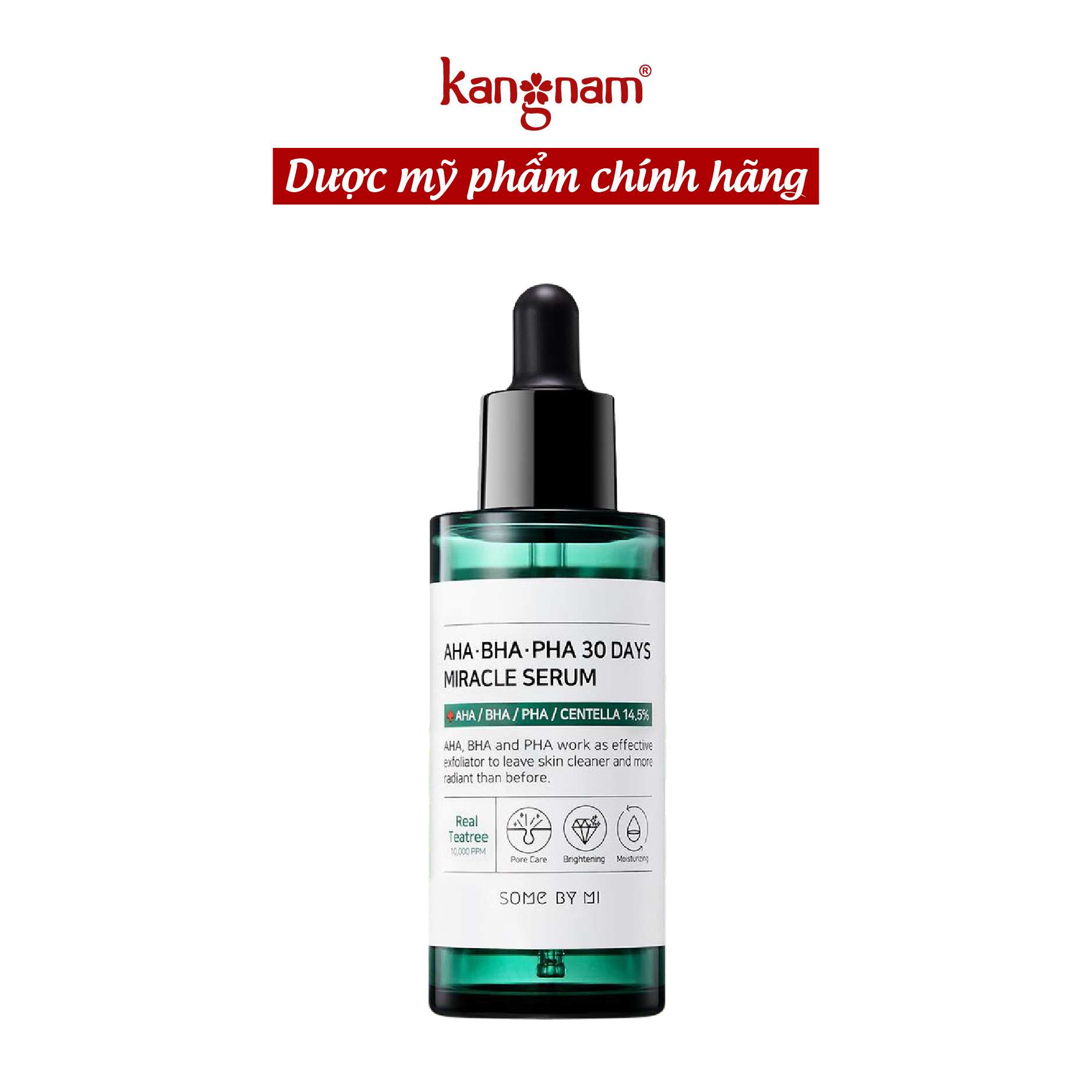[HCM]Tinh Chất Giảm Mụn Some By Mi AHA-BHA-PHA 30 Days Miracle Serum 50ml giảm mụn tái tạo da nhanh chóng mà không gây kích ứng