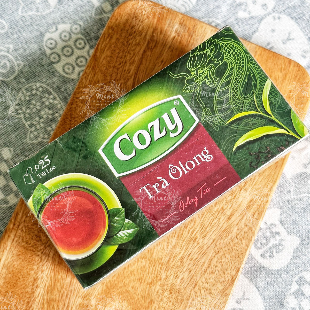 Trà cozy túi lọc oolong x 25 gói x 2gr