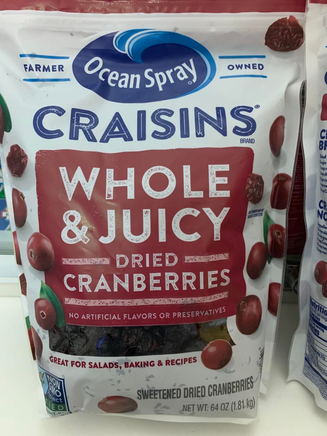 [HCM]Nam Việt Quất Sấy Khô Ocean Spray Craisins Dried Cranberries ( Date T09/2022 )
