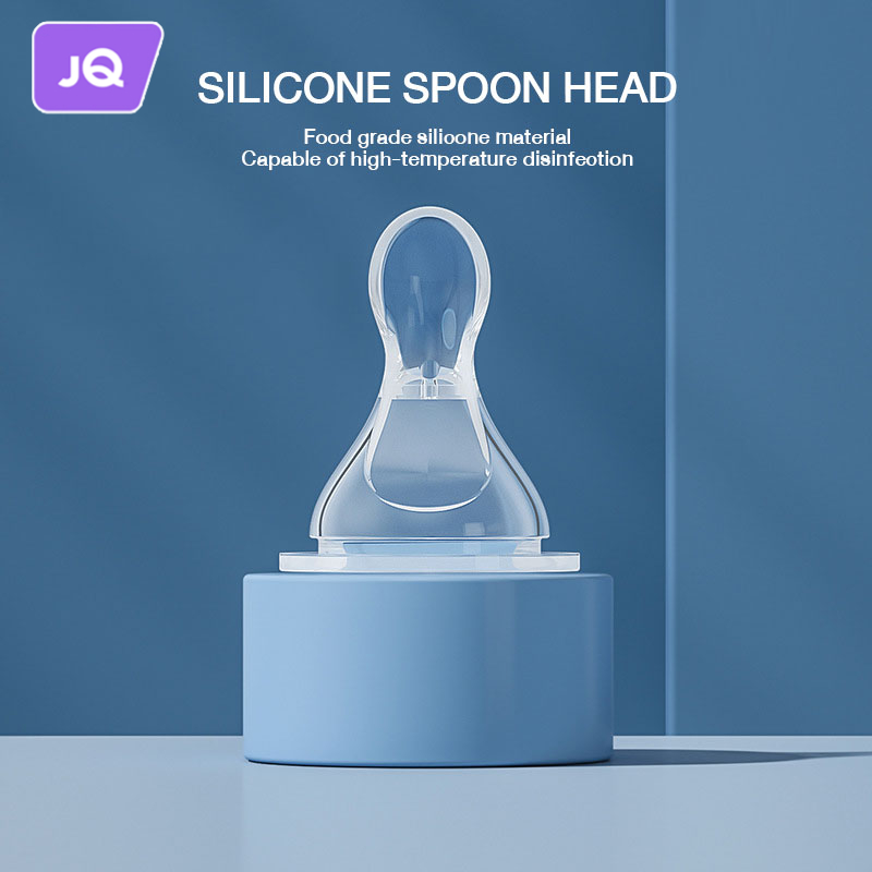 JOYNCLEON Newborn Wide Mouth Bottle Silicone Spoon Head Baby Feeding Spoon