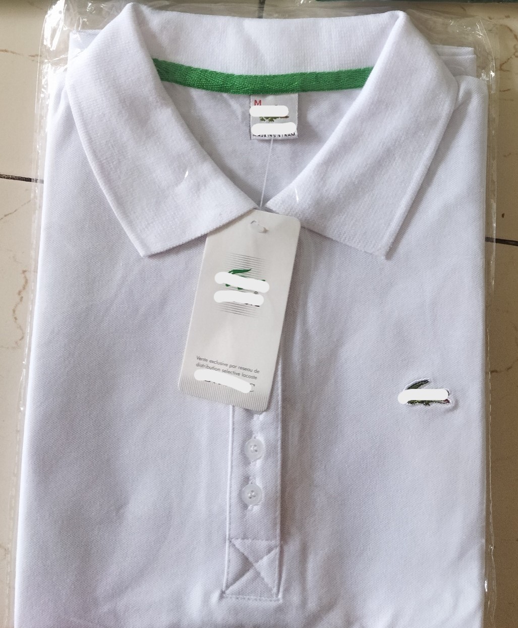 Áo thun Cá sấu NỮ co giãn 4 chiều MÀU TRẮNG