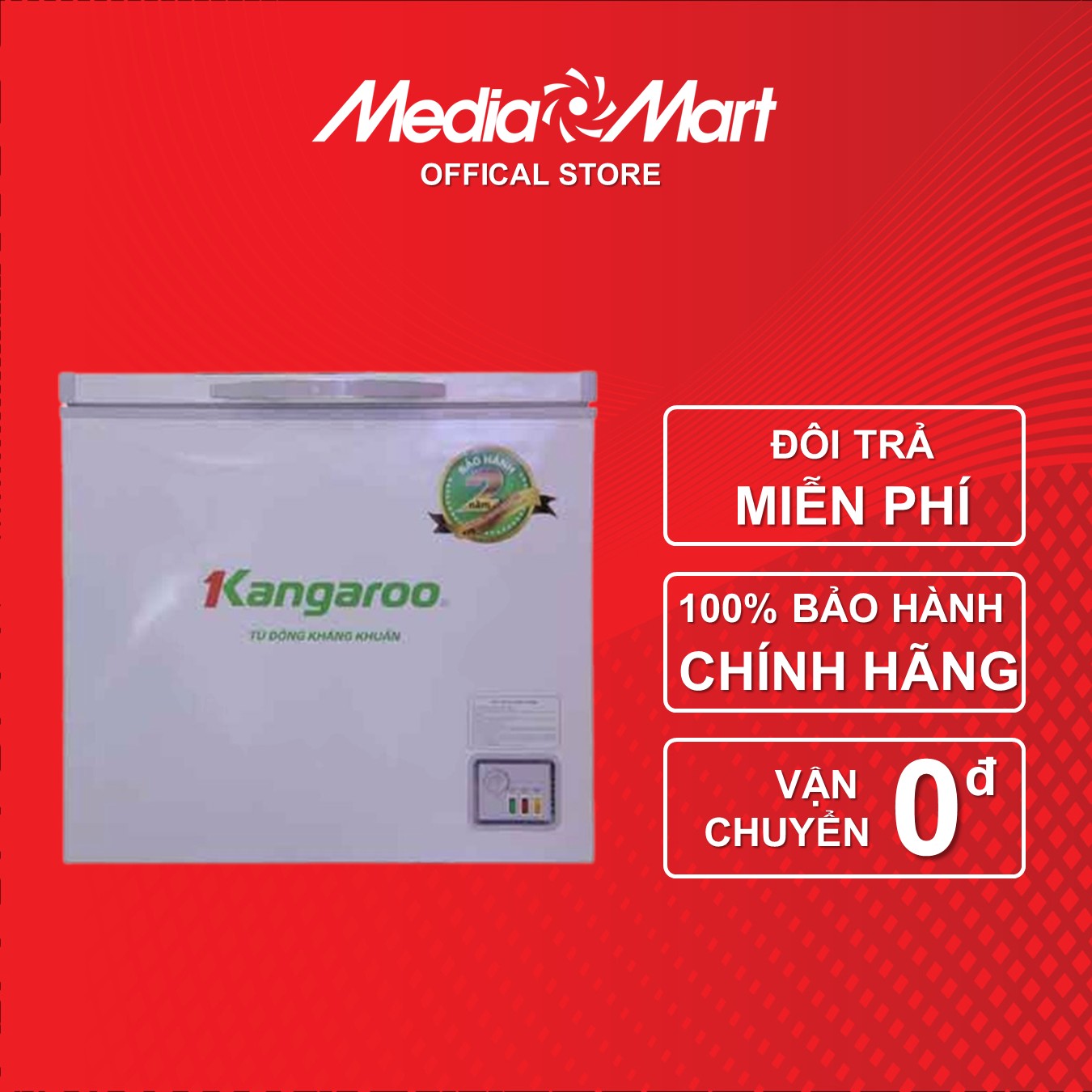 Tủ đông Kangaroo 140L KG265NC1
