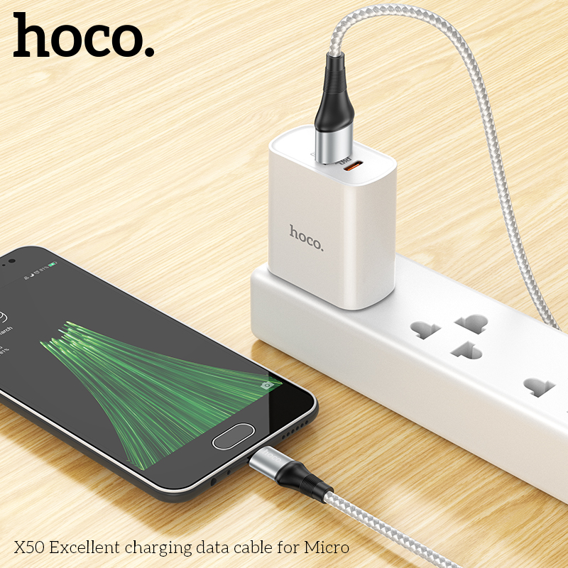 cáp sạc micro-usb hoco x50