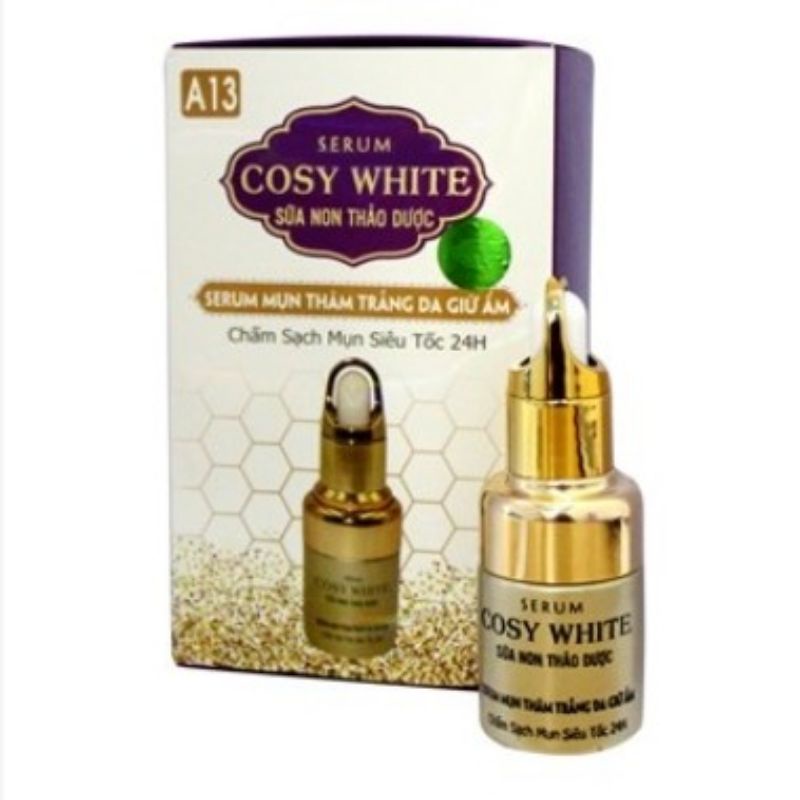 SERUM MỤN THÂM - TRẮNG DA - GIỮ ẨM COSY WHITE SỮA NON THẢO DƯỢC A13