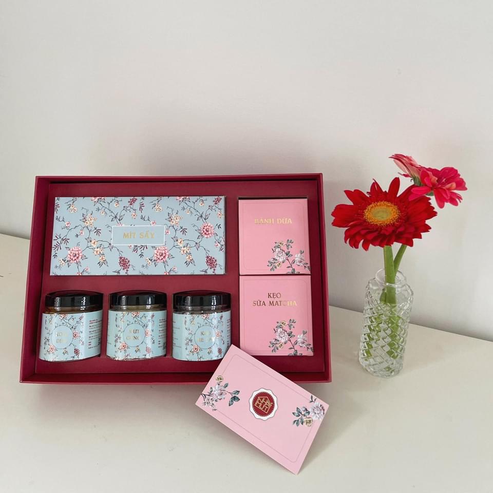 Nhà mứt - Set mứt tết quà biếu mẫu mới 2021