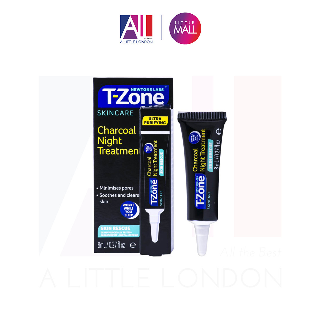 Chấm mụn đêm T Zone Charcoal Night Treatment - 8ml