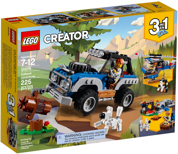 Lego Creator 31075 - Outback Adventures - Bộ xếp hình Lego Xe Jeep vượt địa hình