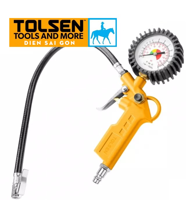 Dụng cụ bơm hơi lốp xe dùng khí 40cm tolsen 73193
