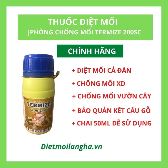 [Chính Hãng] Thuốc Diệt Mối | Phòng Chống Mối Nền Móng TERMIZE 200SC Chai 50ml