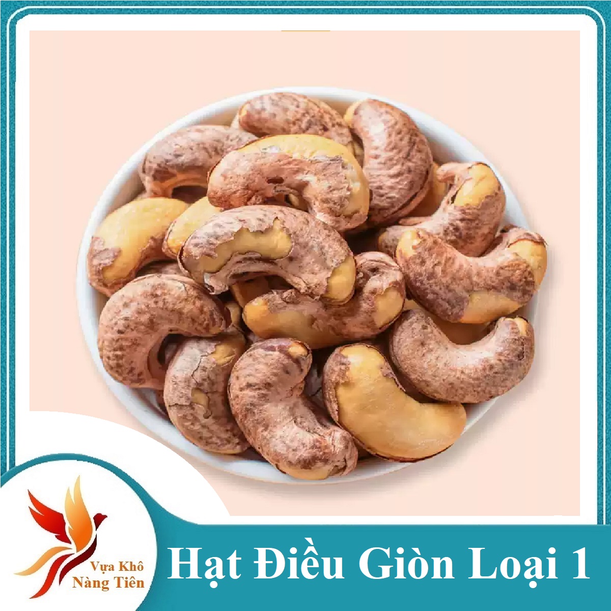 1 kg hạt điều rang muối ngon đúng vị- ăn vặt- hạt dinh dưỡng- chay