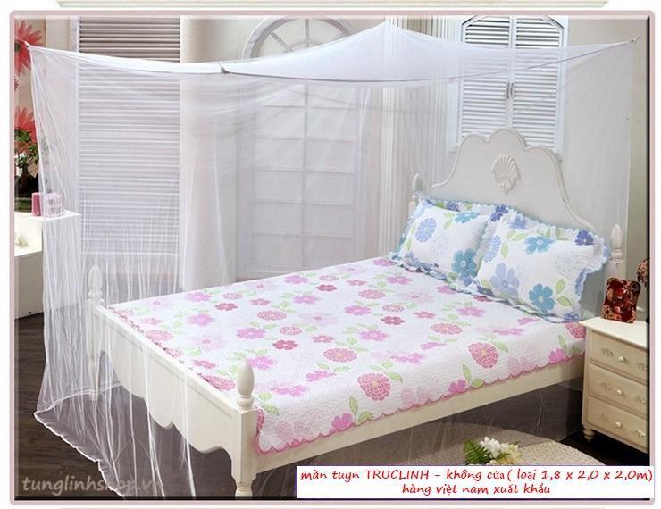 Màn Tuyn Xuất Khẩu Siêu Bền - Loại Không Cửa - KT: 1.8m x 2.0m x 1.55m [59A69]