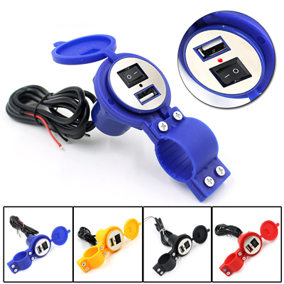 Bộ sạc điện thoại gắn trên Mô tô, xe máy, xe đạp điện Sạc Pin Dự Phòng , Tiện Lợi, Gắn Trên Tất Cả Các Loại Xe, Tương Thích Với Các Dòng Điện Thoại CHỐNG NƯỚC