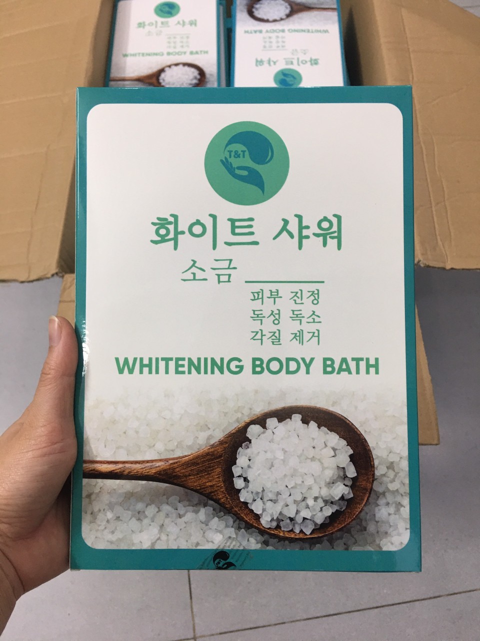 Tắm trắng hàn quốc 👉🏻 bật tone cực mạnh - muối tắm trắng hàn