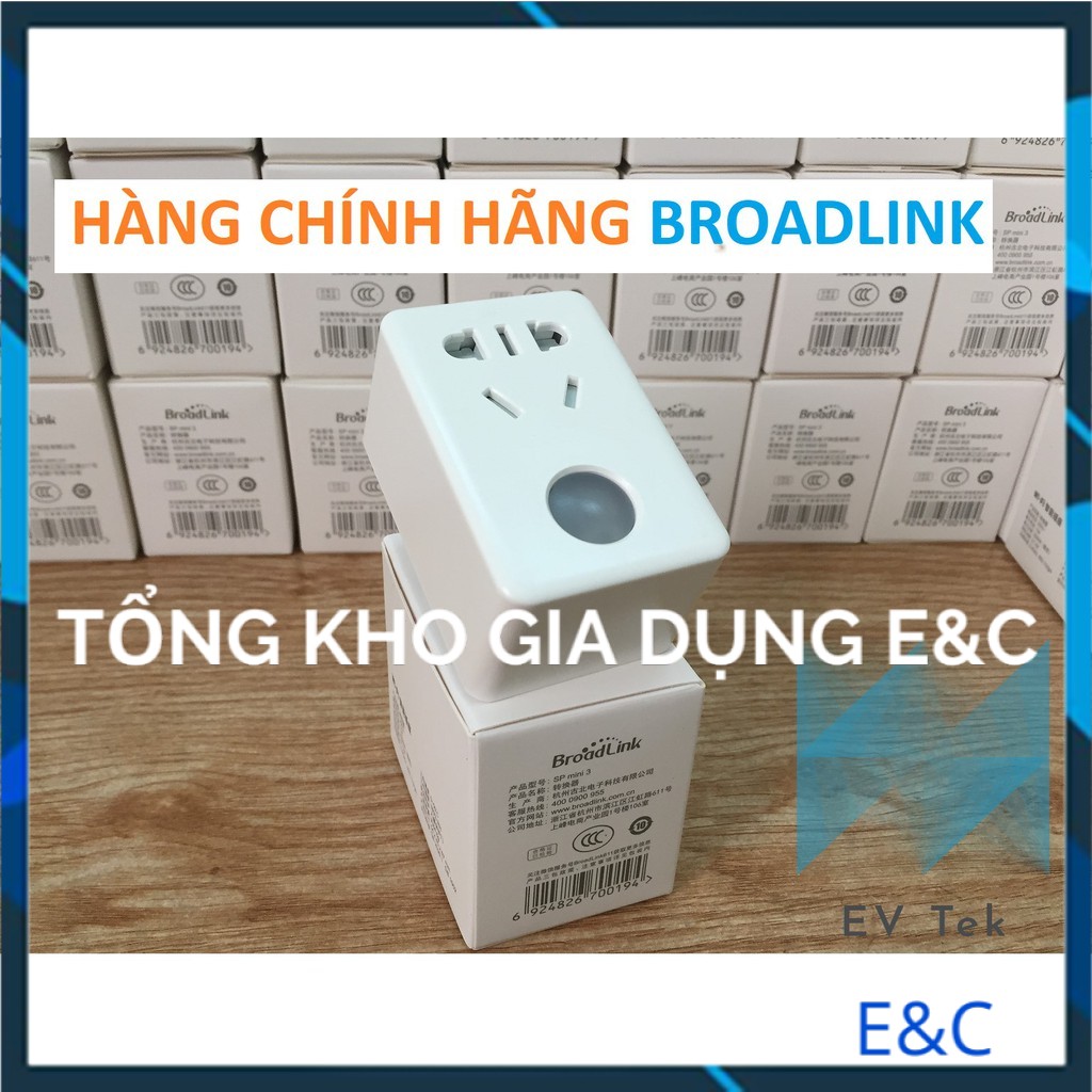 Ổ cắm wifi thông minh broadlink sp mini 3, điều khiển từ xa qua wifi, 3g, 4g