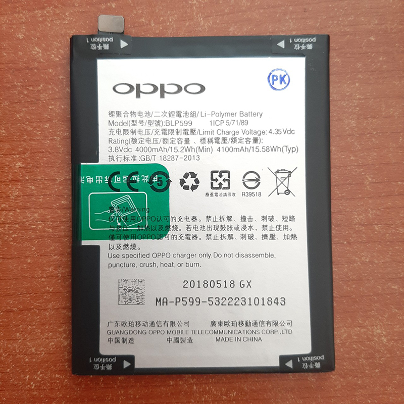Pin cho opp r7 plus/blp599