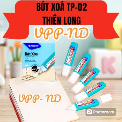 SỈ 10 Bút xóa nước 12ml Thiên Long xóa sạch, nhanh khô, an toàn sử dụng, thuận tiện học sinh, sinh viên, văn phòng CP-02