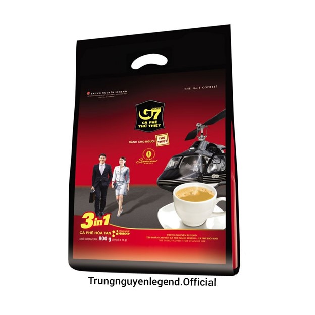 Cà phê g7 3in1 - bịch 50 sachets 16gr