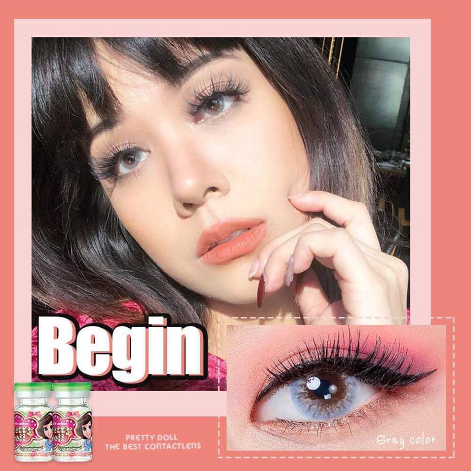 [HCM]lens xám tây - sử dụng 1 năm tặng kèm khây đựng