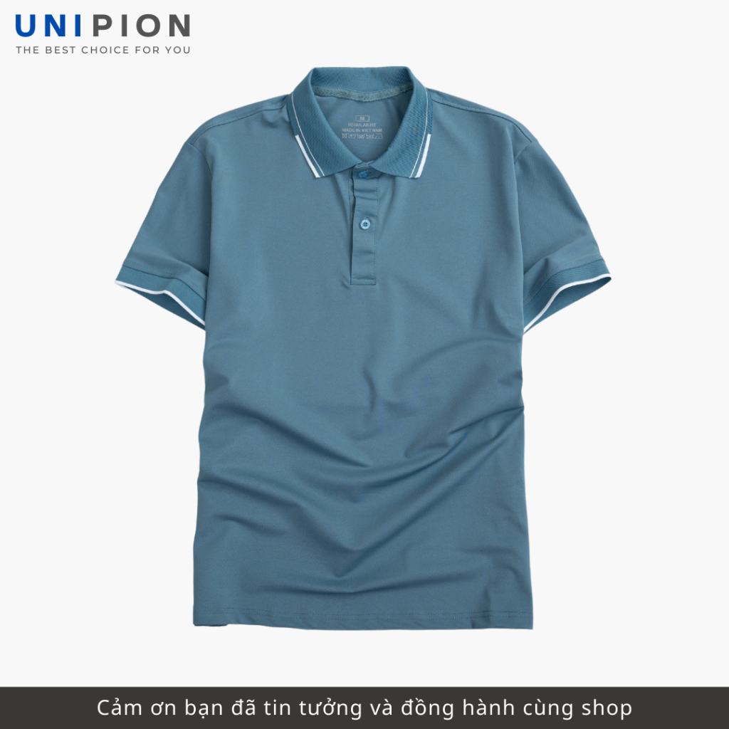 High-Quality Men's Plain Short-Sleeved Polo Shirt with Simple, Striking Edges, Stretchy, Breathable Fabric At151 - 3