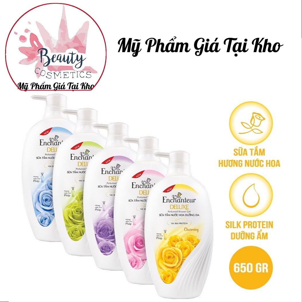Sữa Tắm nước hoa Enchanteur đủ loại 650g
