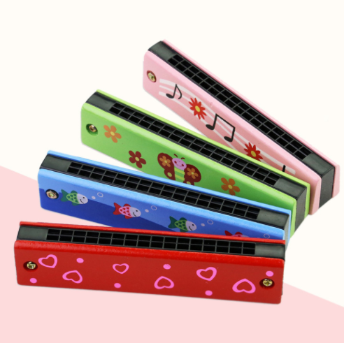 Kèn Harmonica đồ chơi 32 lỗ bằng gỗ cho bé