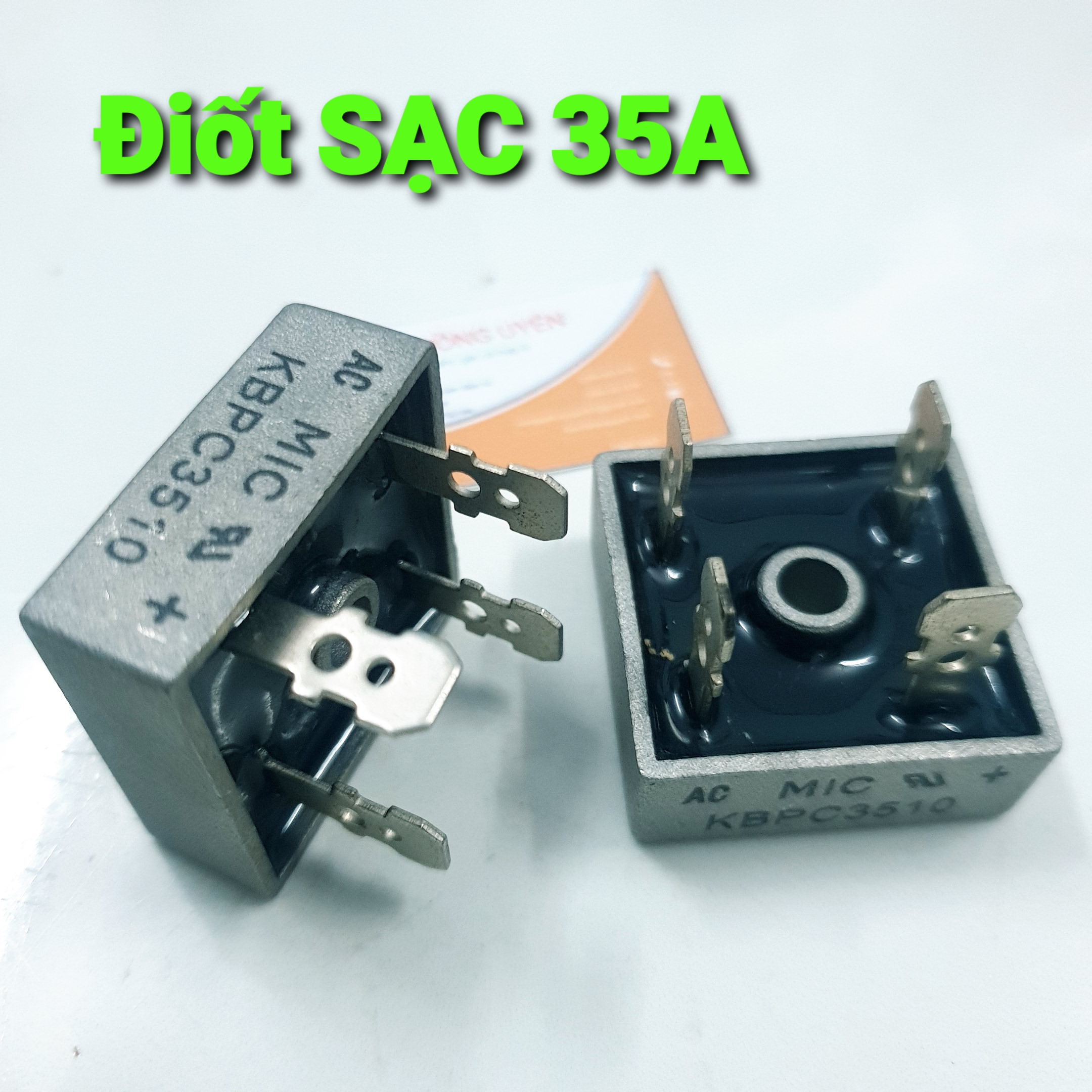 2 Đi ốt sạc 35A. Đi ốt cầu 4 chân công suất lớn. Diot sạc acquy