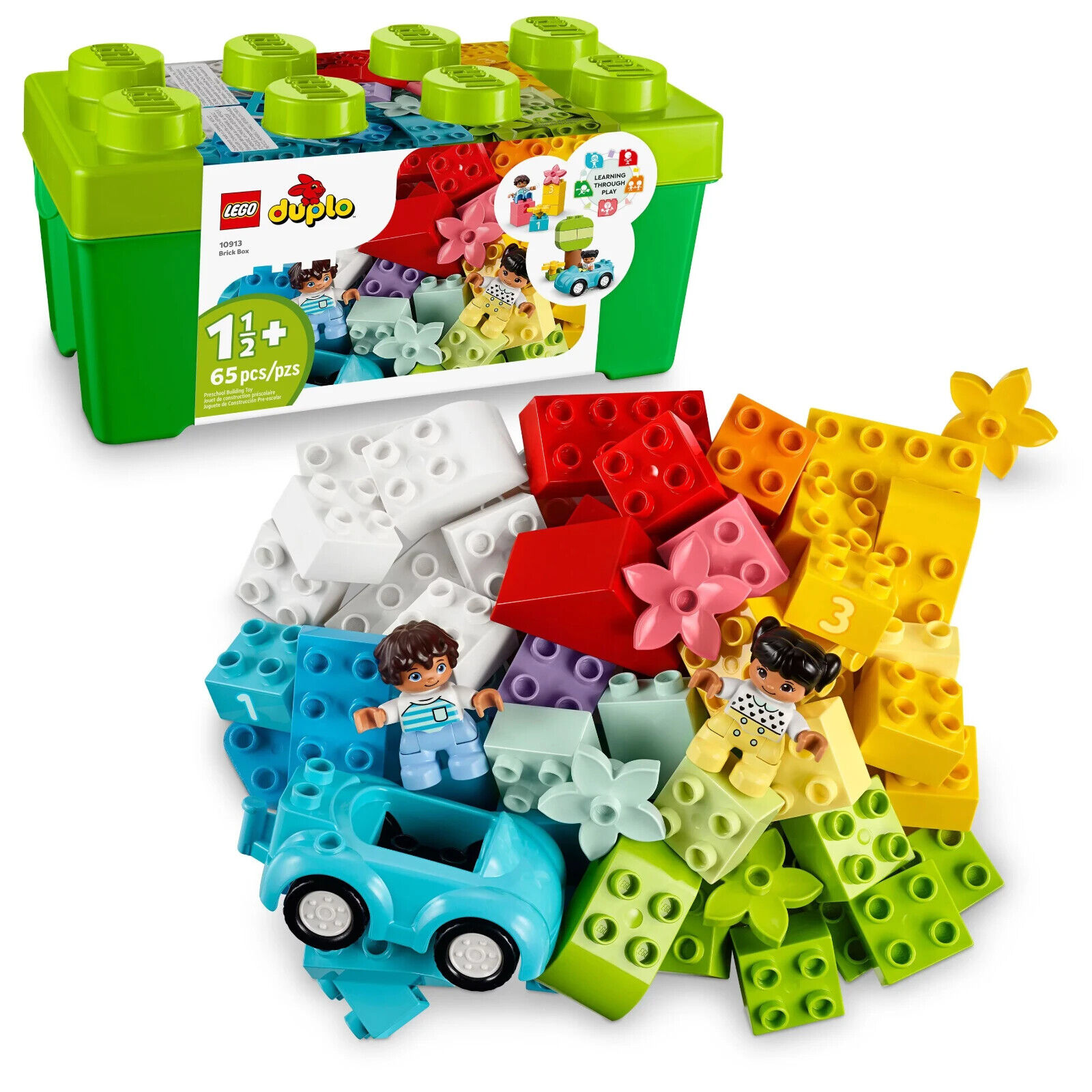 Bộ lắp ráp thùng gạch duplo sáng tạo - lego duplo 10913 brick box
