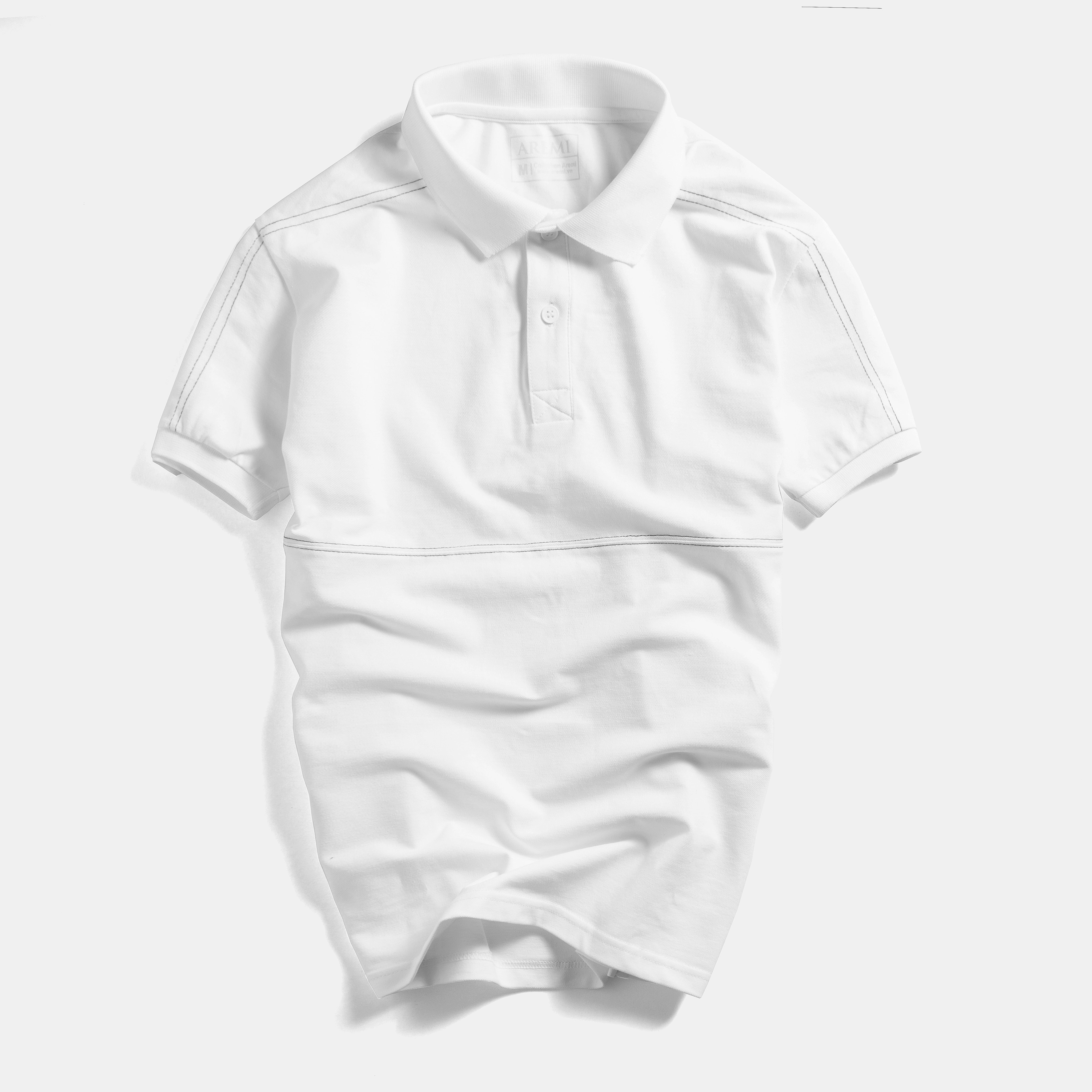 Áo Polo Nam trơn cổ trụ phối ,thun cao cấp from chuẩn, thiết kế phong cách sang trọng AREMI APL0060