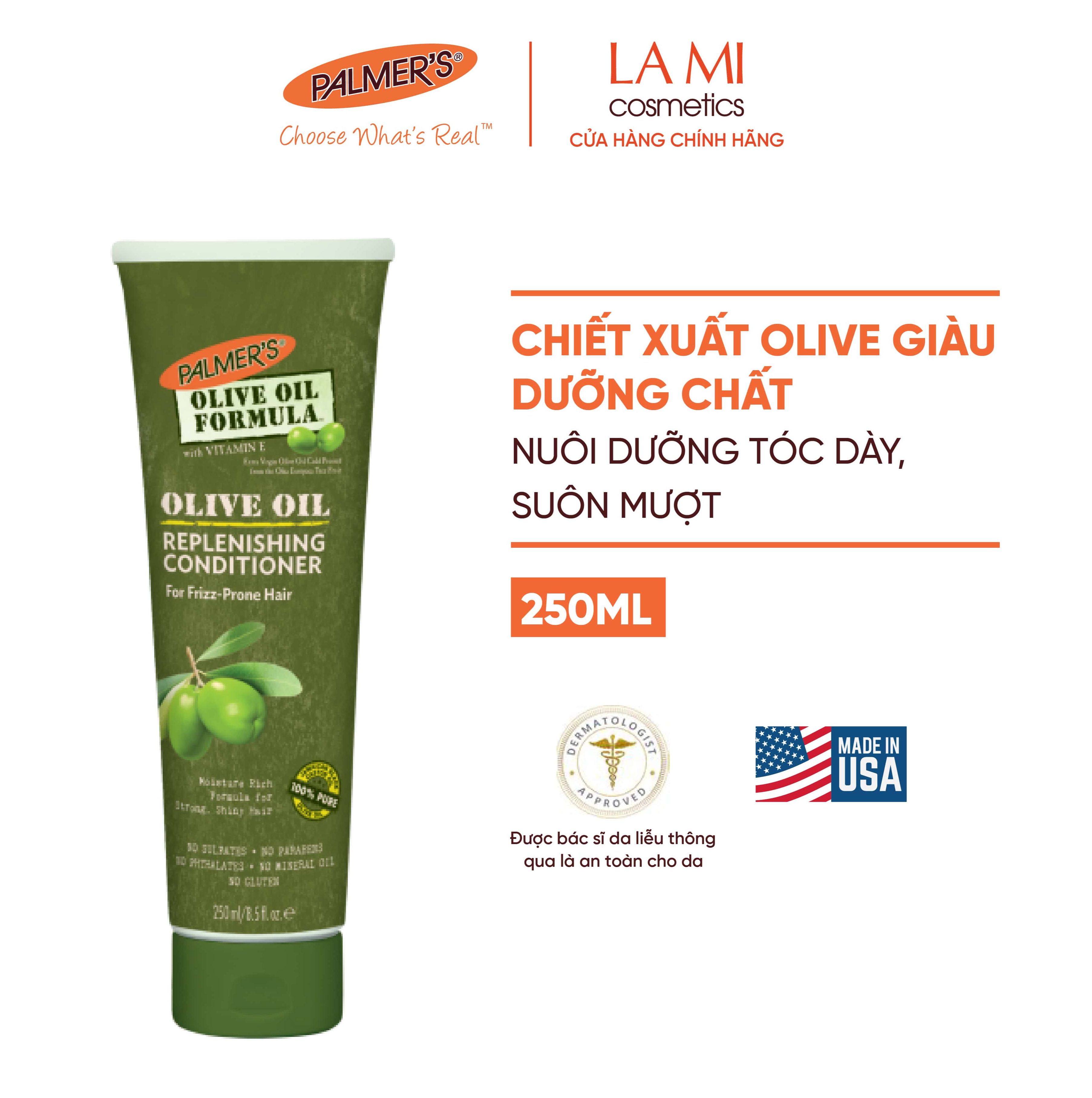 Dầu xả dưỡng tóc Olive Palmer's 250ml