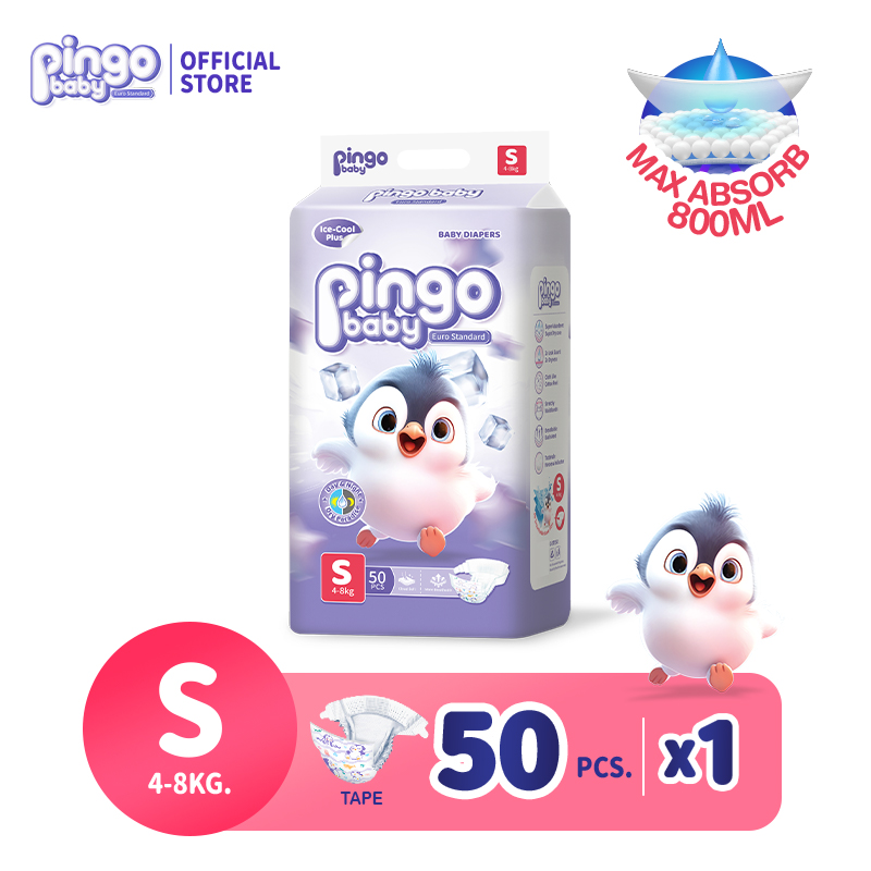 Pingo Baby 50 Pieces of Diaper Pants / Diaper Pants Imported from Europe Nb/S/M/L/Xl/2Xl/3Xl Baby Diapers - 3