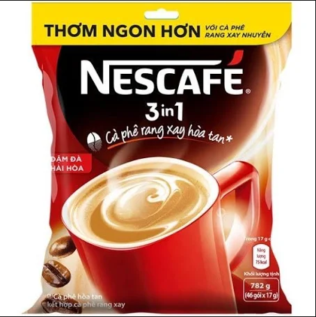 Cà phê sữa Nescafe 3in1 cà phê rang xay hòa tan đậm đà hài hòa 12