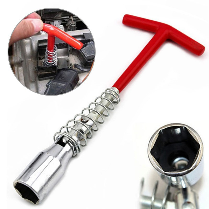 Dụng cụ cờ lê chữ t tháo gỡ bugi tuýp mở bugi xe máy