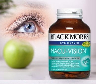 (Mẫu mới) - Viên Uống Bổ Mắt Blackmores Macu-Vision Của Úc - 150 viên